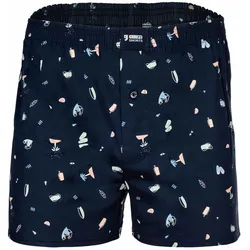 Happy Shorts Herren Web-Boxershorts - American Boxershorts Beach S