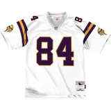 Mitchell & Ness Mitchell & Ness, Herren, Sportshirt, NFL Legacy Jersey - Minnesota Vikings 1998 Randy Moss - L (L), Weiss, L
