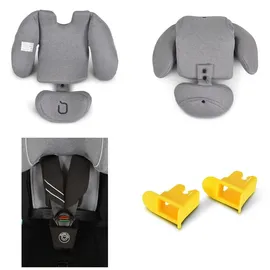 Cangaroo i-Size Kindersitz Quill (40-150cm) Gruppe 0/1/2/3, Isofix, 360° drehbar grau