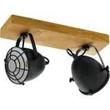 EGLO Gatebeck 2 E14 Holz/Schwarz