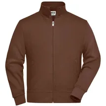 James & Nicholson Sweatjacke Braun 6XL