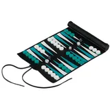 Relaxdays Backgammon zum Aufrollen