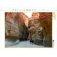 Calvendo Der Siq, Eingang zur Felsenstadt Petra Puzzle