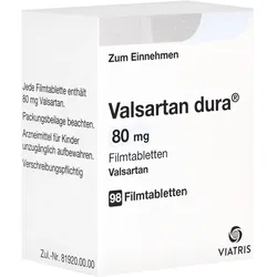 Valsartan dura 80 mg Filmtabletten 98 St