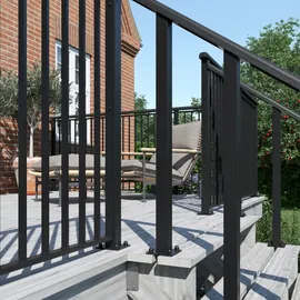 Plus Außentreppe Kiefer 4 Stufen 120 cm breit