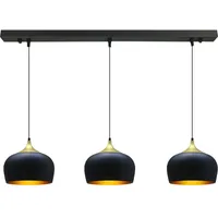 Bamyum Bamyum, Pendelleuchte, Kreis Pendelleuchte Schwarz 3 Flamme (E27)