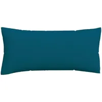 schlafgut Kissenbezug Woven Satin 40 x 80 cm Petrol