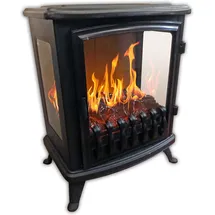 Chemin'Arte Standkamin Fire Glass Schwarz
