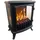 Chemin'Arte Standkamin Fire Glass Schwarz
