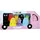 JEMINI Barbapapa Plüschtier-Set 15 cm Mehrfarbig