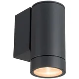 LED's light Außenleuchte anthrazit 12,9 cm x 6,5 cm x 10,2 cm 1x GU10 IP44