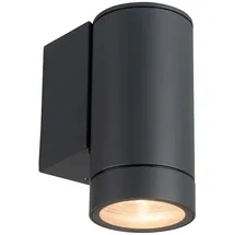 LED's light Außenleuchte anthrazit 12,9 cm x 6,5 cm x 10,2 cm 1x GU10 IP44