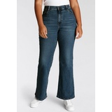 Levis Bootcut-Jeans »726 PL HR FLARE«, Gr. 18 (48) Länge 30, blue wave mid, , 46921239-18 Länge 30