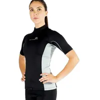 Lavacore Neoprenshirt Kurzarm Schwarz L