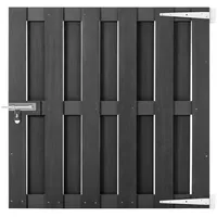 VidaXL Gartentor WPC 100 x 100 cm grau