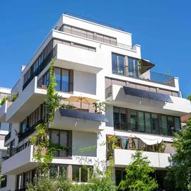 EcoFlow Halterung - Betonbalkon - Silber