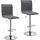 Hti-Living Barhocker Jax 2er Set höhenverstellbar grau