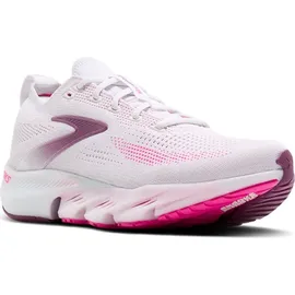 Brooks Glycerin Flex Damen White/Cyber Pink/Argyle 39