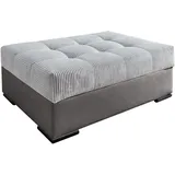 Collection AB Hocker Josy 98 x 41 x 68 cm Polyester Grau
