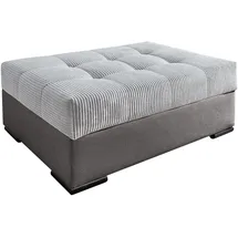 Collection AB Hocker Josy 98 x 41 x 68 cm Polyester Grau