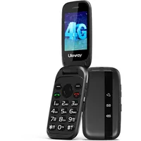 4G Seniorenhandy Klapphandy Ohne Vertrag mit Großen Tasten, Senioren Flip Handy mit Fotokontakt, Sprachansage , Dual Nano SIM Rentner Handy Mobiltelefon mit 2,4" Display, 1000mAh Akku, SOS,USB-C-Kabel