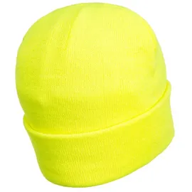 PORTWEST BEANIE MIT LED LEUCHTEN, Größe: Einheitsgröße, Farbe: Gelb,