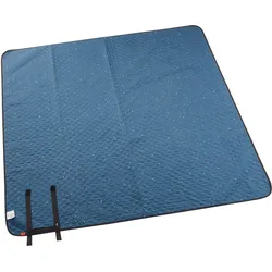 Picknickdecke Komfort 170 × 140 cm luxour BLAU No Size