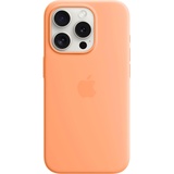 Apple Silikon Case mit MagSafe - Sorbet Orange