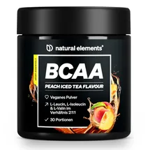 Natural Elements BCAA Pulver Pfirsich Eistee 300 g