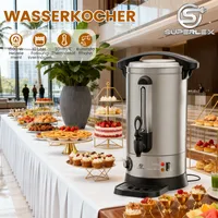 SUPERLEX 10L Heißwasserspender Glühweinkocher Glühweinspender Einkochautomat