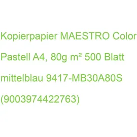 offmark Maestro COLOR Kopierpapier A4 80g 500Bl mittelblau 9417-MB30A80S