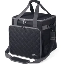 Phoenix Phönix Overlocktasche Quilt Design schwarz