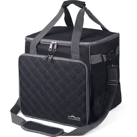 Phoenix Phönix Overlocktasche Quilt Design schwarz