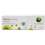 CooperVision MyDay multifocal (30er Packung) Tageslinsen dpt, Addition High (2,00 - 2,50) & BC 8.4) mit UV-Schutz