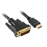 Sharkoon HDMI/DVI Adapterkabel, 3m (4044951015221)