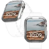 Urban Armor Gear 1A4415114G4G Schutzhülle für Apple Watch 45 mm, Clear,