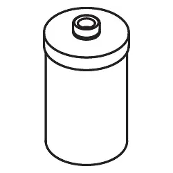Hewi System 800 Flakon 800.06.E01 Kristallglas satiniert