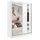 altdecor Schiebetürenschrank Grace 150 x 216 x 61 cm Weiß