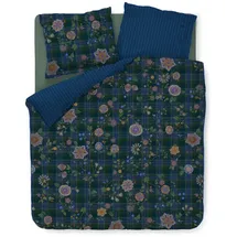 Pip Studio Bettwäsche Flores Felices dark blue