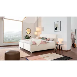 Alina Stauraumbett ALINA "Maike", beige (beige gcp 11), B:219cm H:112cm L:218cm, Chenille GCP (100% Polyester), Betten, Stauraumbett, inklusive motorisch verstellbaren Lattenrost, wahlweise mit Matratze, Topseller