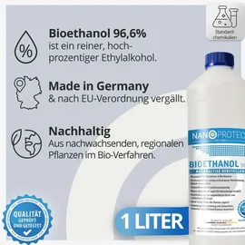 Nanoprotect Bioethanol 96,6% 1 Liter