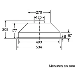 Siemens LB53NAA30 Unterbauhaube 53 cm