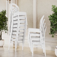 Hochzeitsstuhl | Kunststoff | Weiß | Stapelbar | Chiavari Stuhl, Chiavarina Stuhl, Tiffany Stühle