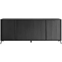 INOSIGN Sideboard »City«, Breite ca. 205 cm, schwarz