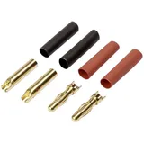 Reely Akku Stecker 4 mm vergoldet 40 Paar RE-6534192