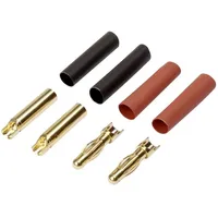 Reely Akku Stecker 4 mm vergoldet 40 Paar RE-6534192
