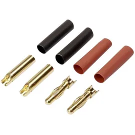 Reely Akku Stecker 4 mm vergoldet 40 Paar RE-6534192