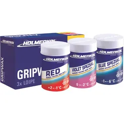 Holmenkol 3 x Loipe Grip Wax  3x45g