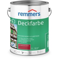 Remmers Deckfarbe schwedischrot, 5 Liter, Deckfarbe für innen und außen, Wetterschutzfarbe viele Untergründe, hochdeckend, wetterfest