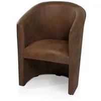 Möbel-Eins Cocktailsessel, Material Kunstfaser, Gobi braun